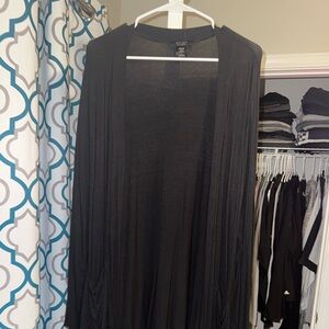 Black lightweight cardigan